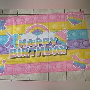 Pastel Pop It Birthday Party Decorations